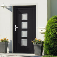 Porta Ingresso Antracite 98x208 cm in PVCcod mxl 69485