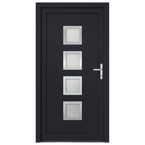 Porta Ingresso Antracite 98x208 cm in PVC 3187858