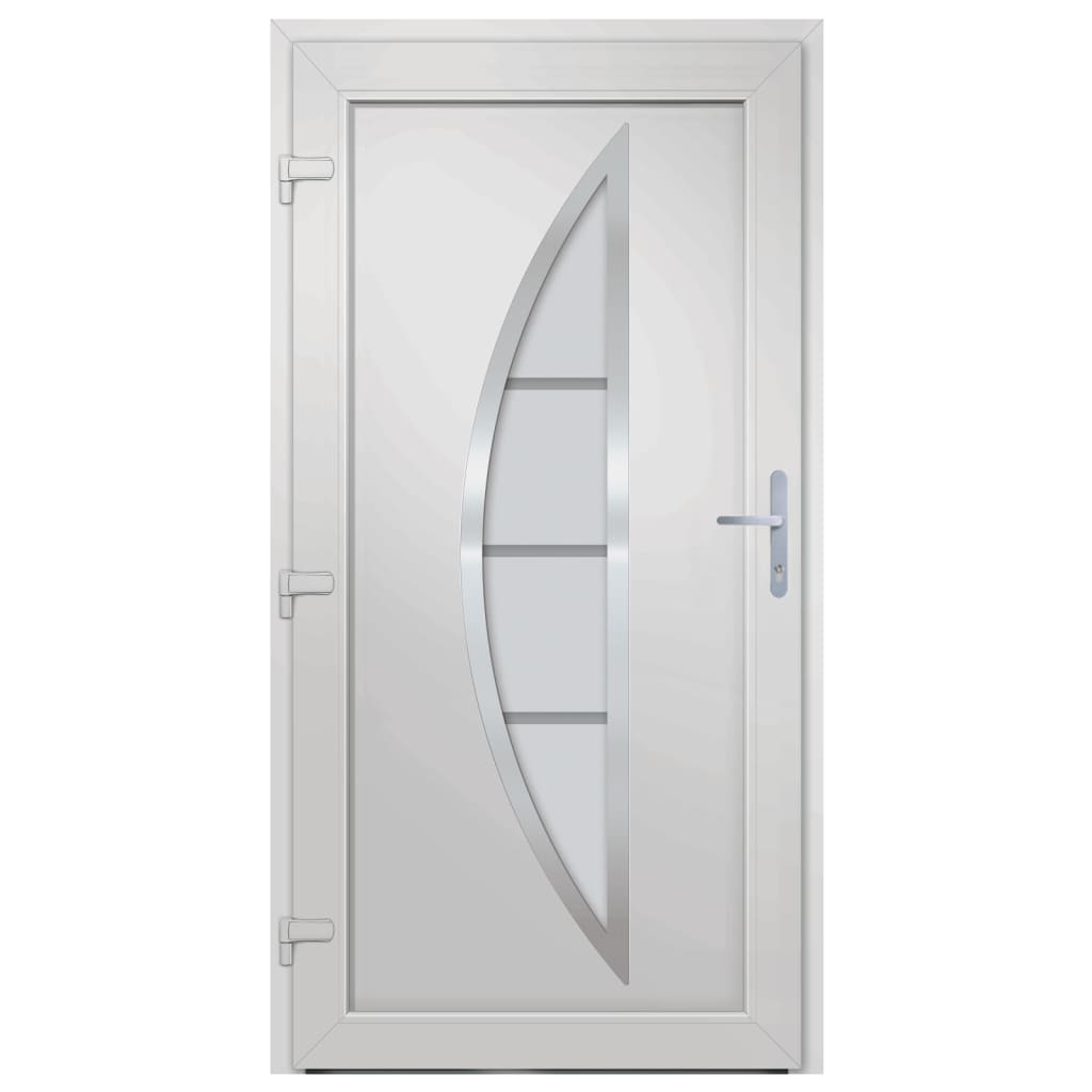 Porta Ingresso Antracite 98x208 cm in PVC 3187876