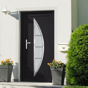 Porta Ingresso Antracite 108x208 cm in PVCcod mxl 70059