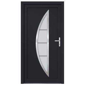 Porta Ingresso Antracite 98x208 cm in PVC 3187882