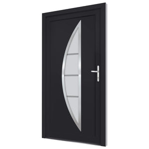 Porta Ingresso Antracite 98x208 cm in PVC 3187882