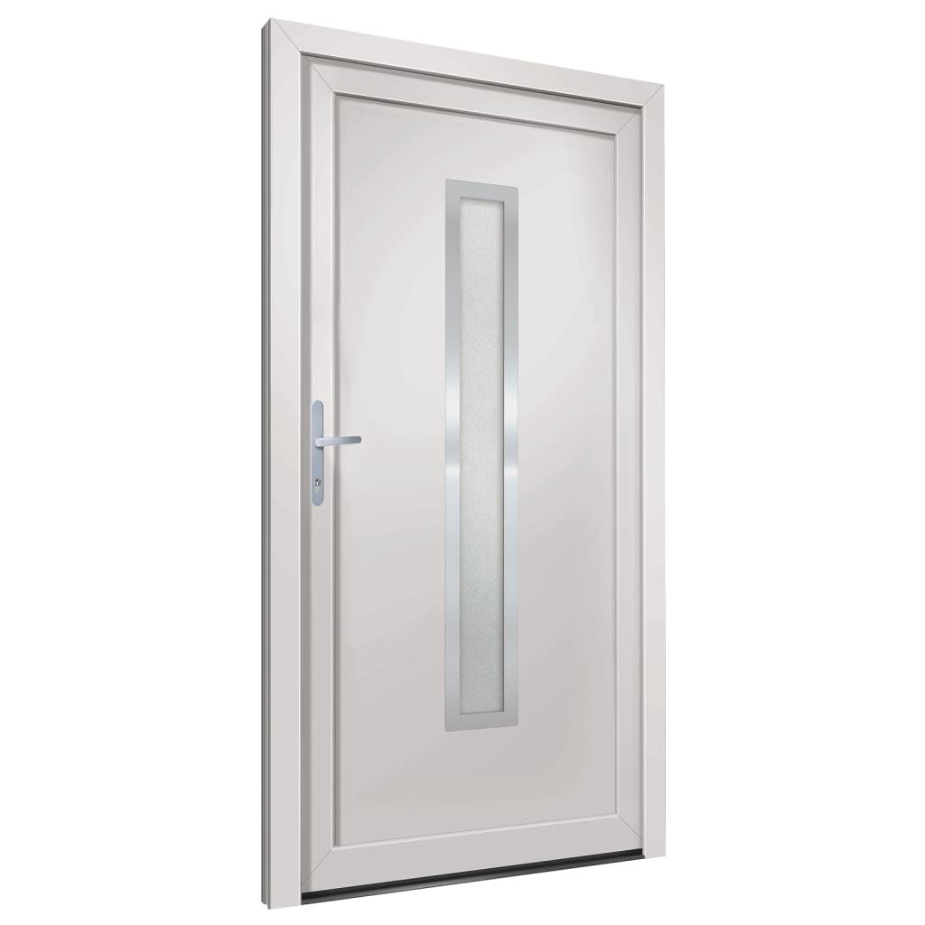 Porta Ingresso Bianca 98x200 cm in PVC 3187887