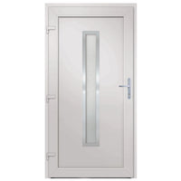 Porta Ingresso Bianca 98x200 cm in PVC 3187887