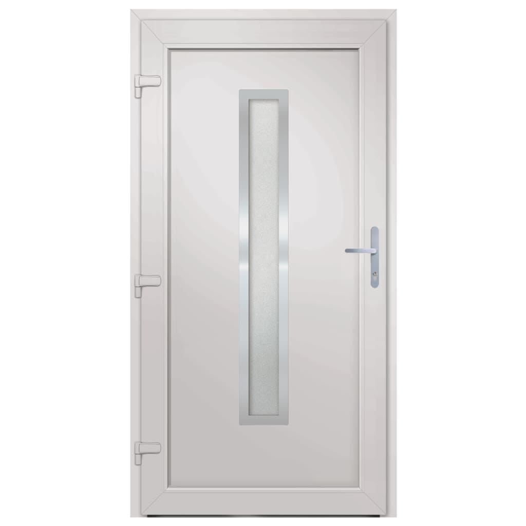 Porta Ingresso Antracite 108x208 cm in PVC 3187902