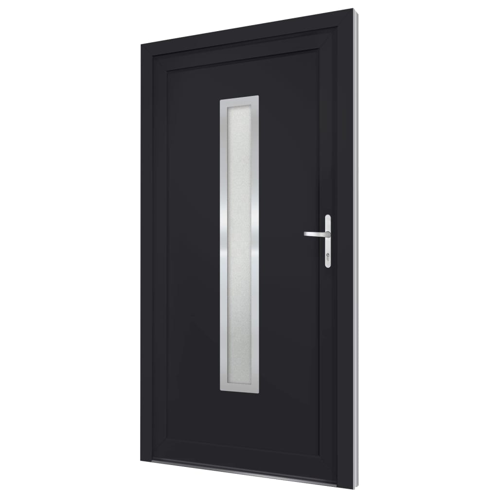 Porta Ingresso Antracite 108x208 cm in PVCcod mxl 70061