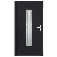 Porta Ingresso Antracite 108x208 cm in PVC 3187908