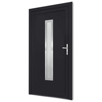 Porta Ingresso Antracite 108x208 cm in PVC 3187908