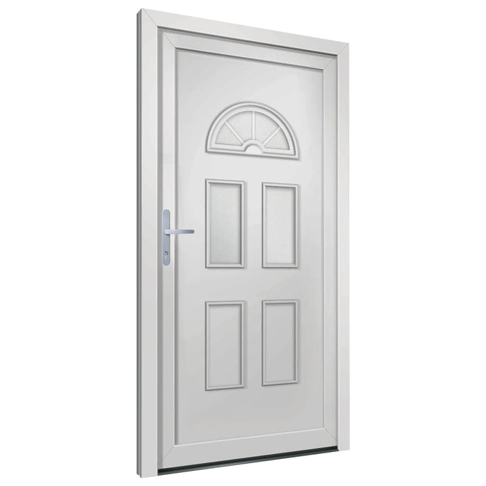 Porta Ingresso Bianca 98x198 cm in PVC 3187910