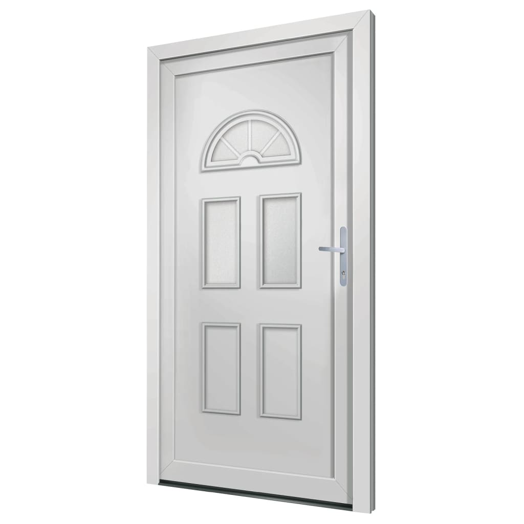 Porta Ingresso Bianca 98x198 cm in PVC 3187916