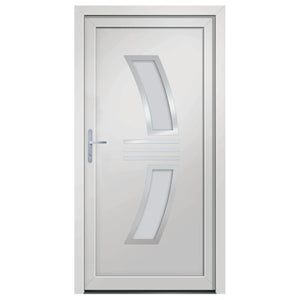 Porta Ingresso Bianca 98x208 cm in PVC 3187923