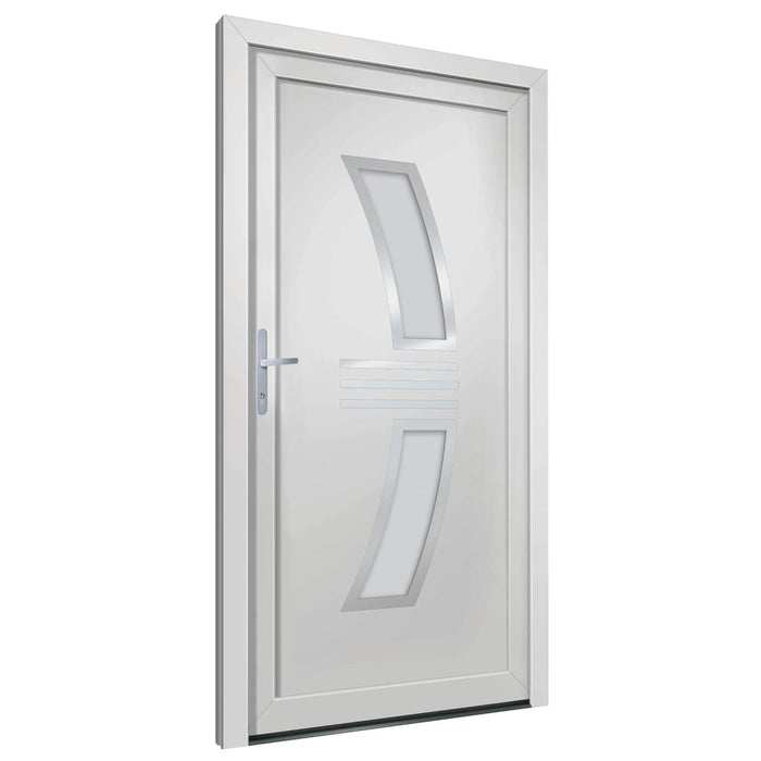 Porta Ingresso Bianca 98x208 cm in PVC 3187923