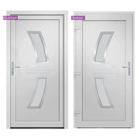 Porta Ingresso Bianca 98x208 cm in PVC 3187923