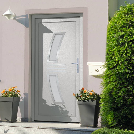 Porta Ingresso Bianca 98x200 cm in PVC 3187927