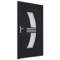 Porta Ingresso Antracite 108x208 cm in PVC 3187935