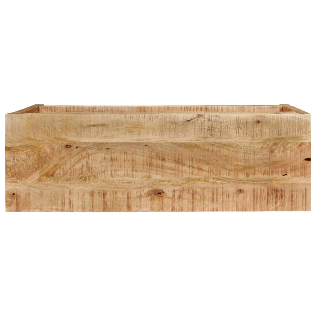 Tavolo Consolle con 2 Cassetti 110x35x75cm Legno Massello Mango 354982