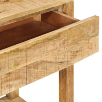 Tavolo Consolle con 2 Cassetti 110x35x75cm Legno Massello Mango 354982