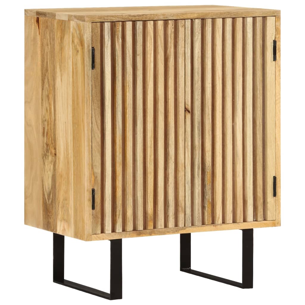 Credenza con 2 Ante 55x35x70 cm in Legno Massello di Mango 354983