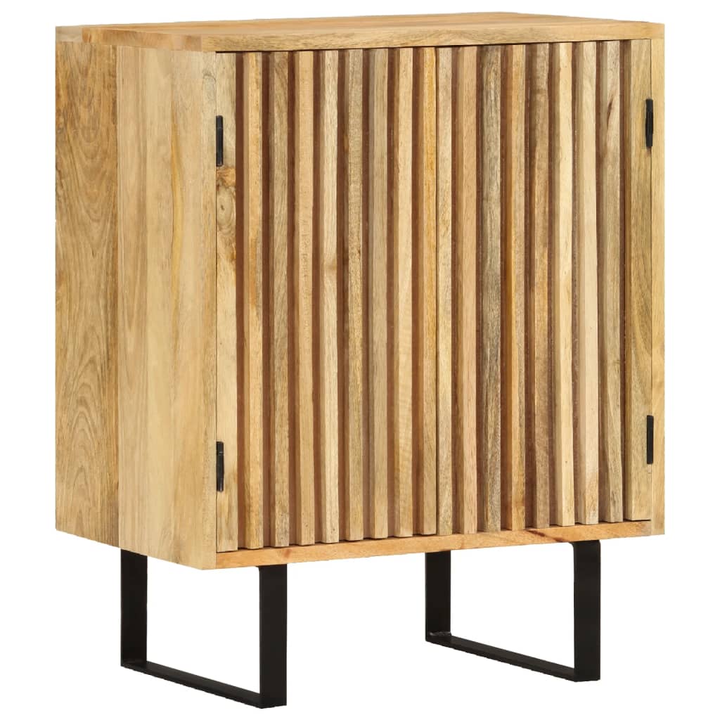 Credenza con 2 Ante 55x35x70 cm in Legno Massello di Mango 354983