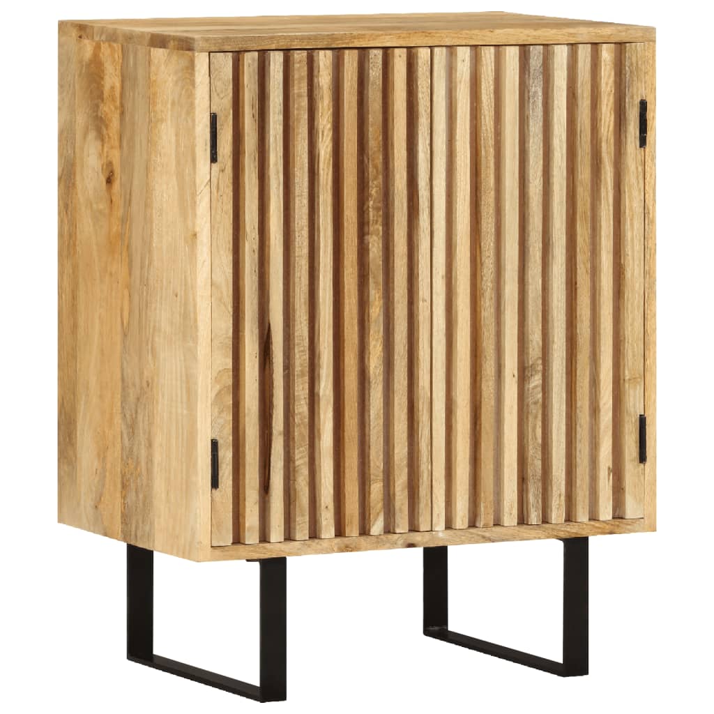 Credenza con 2 Ante 55x35x70 cm in Legno Massello di Mango 354983