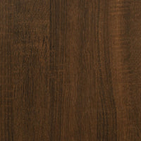 Scrivania Rovere Marrone 100x55x75 cm in Legno Multistrato 823031