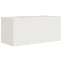 Armadio Classificatore Bianco 90x40x40 cm in Acciaio 339716