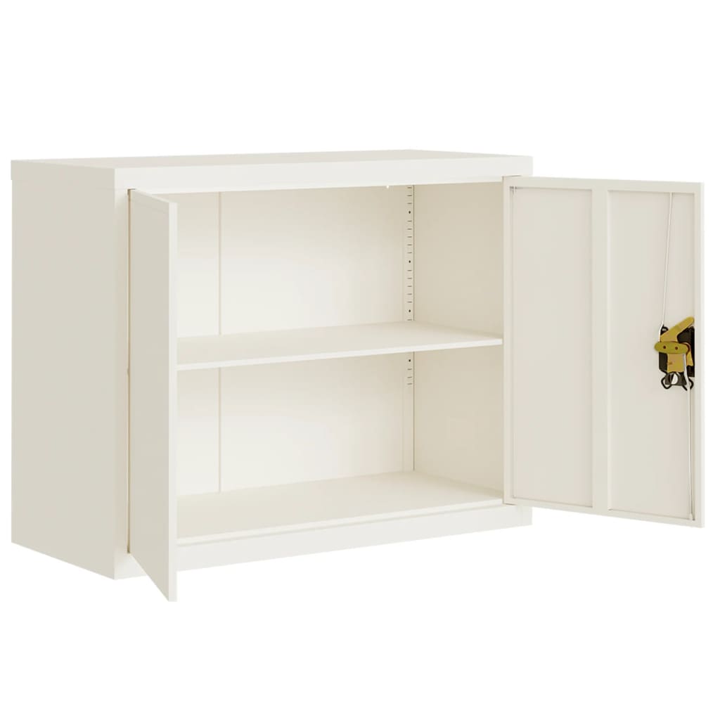 Armadio Classificatore Bianco 90x40x70 cm in Acciaio 339720