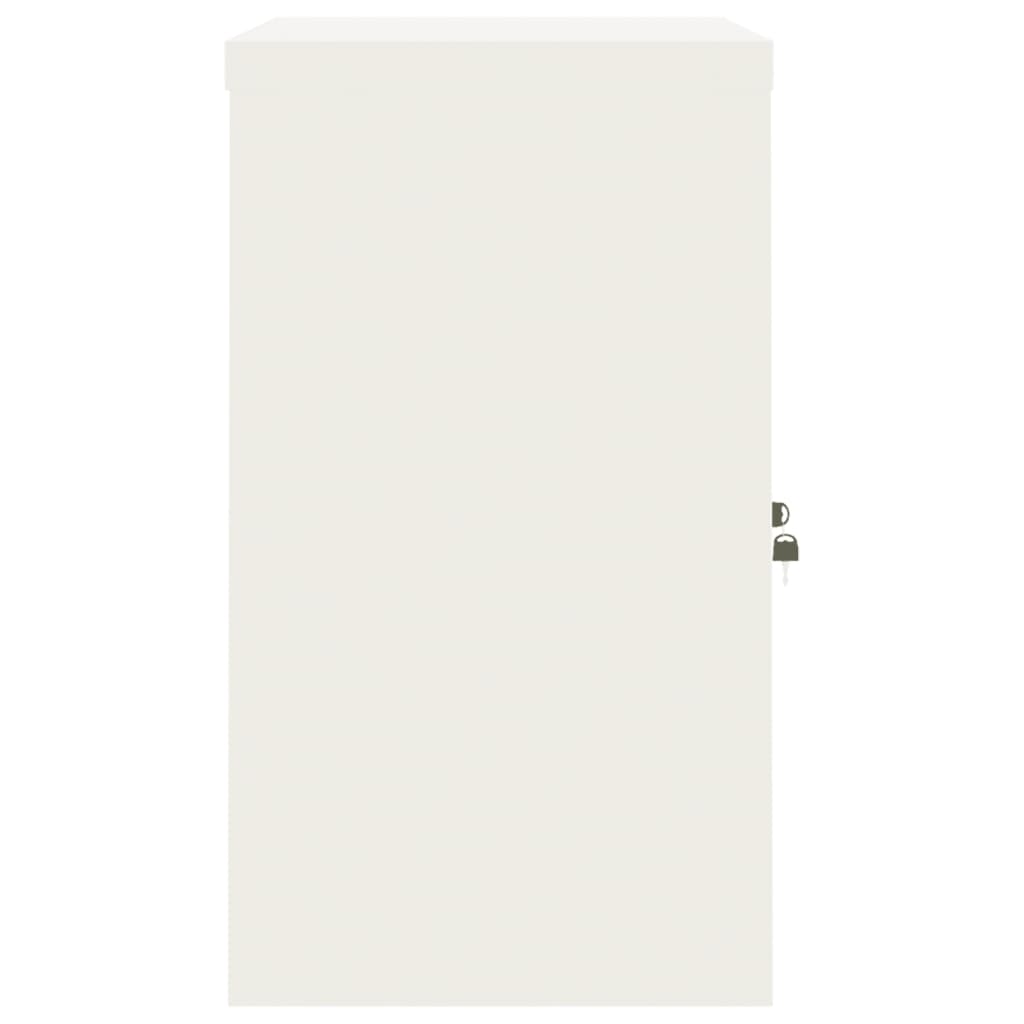 Armadio Classificatore Bianco 90x40x70 cm in Acciaio 339720