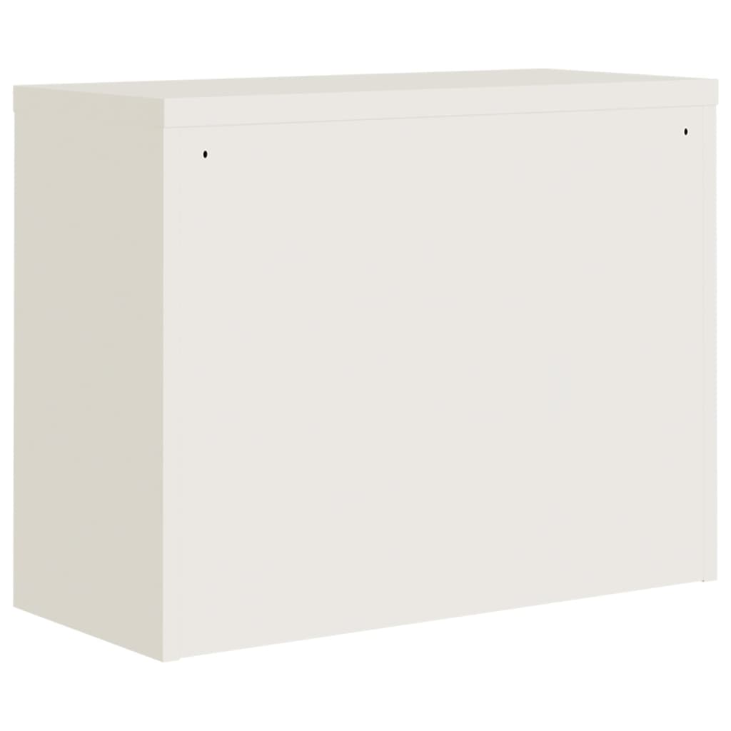 Armadio Classificatore Bianco 90x40x70 cm in Acciaio 339720