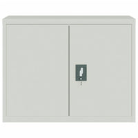 Armadio Classificatore Grigio Chiaro 90x40x70 cm in Acciaio 339721