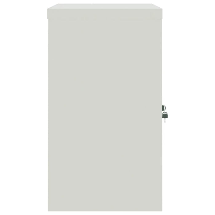 Armadio Classificatore Grigio Chiaro 90x40x70 cm in Acciaio 339721