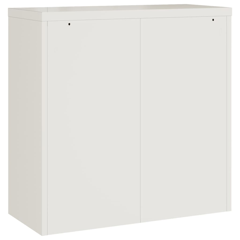 Armadio Classificatore Bianco 90x40x90 cm in Acciaio 339728