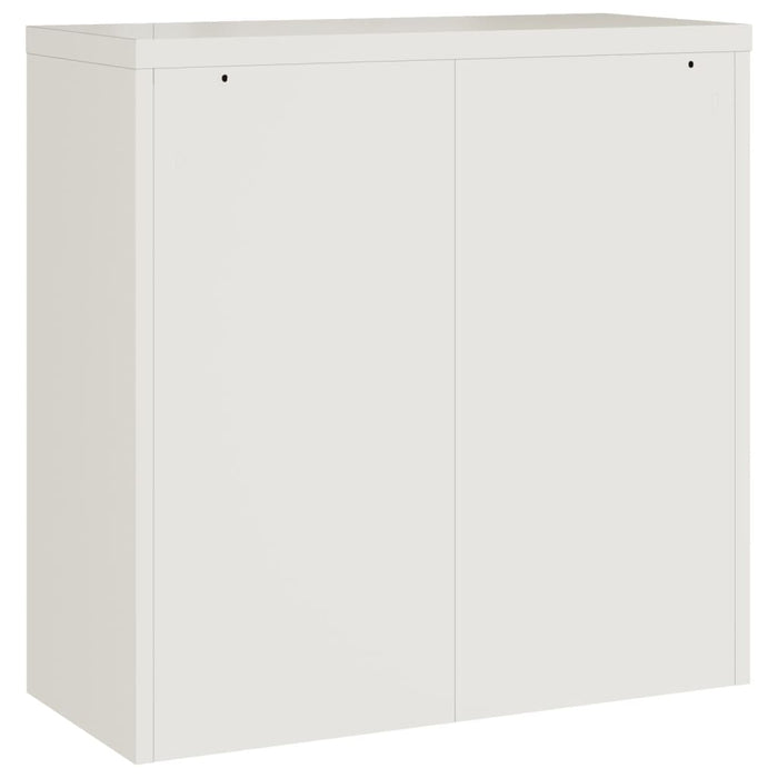 Armadio Classificatore Bianco 90x40x90 cm in Acciaio 339728