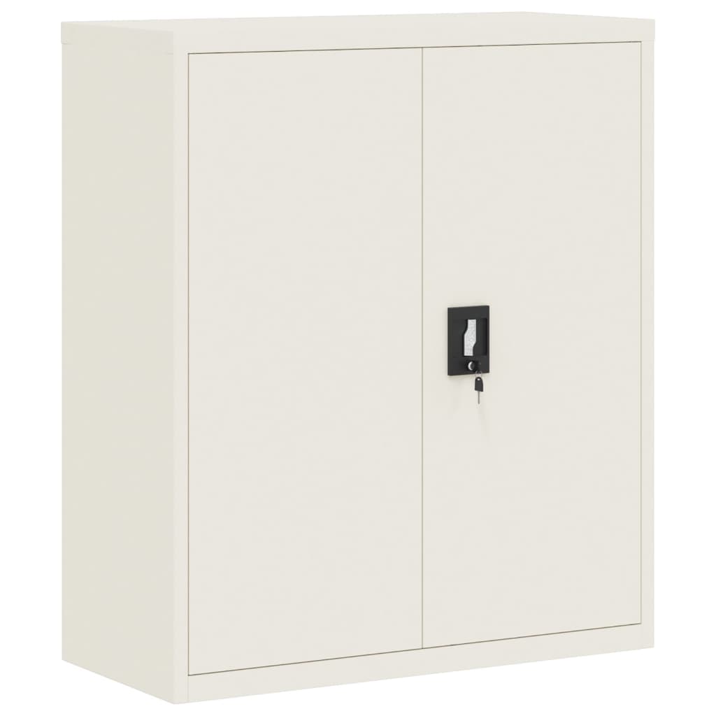 Armadio Classificatore Bianco 90x40x105 cm in Acciaio 339736