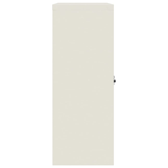 Armadio Classificatore Bianco 90x40x105 cm in Acciaio 339736