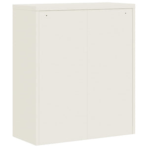 Armadio Classificatore Bianco 90x40x105 cm in Acciaio 339736