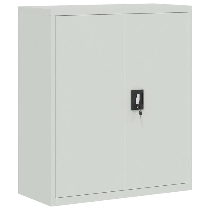 Armadio Classificatore Grigio Chiaro 90x40x105 cm in Acciaio 339737