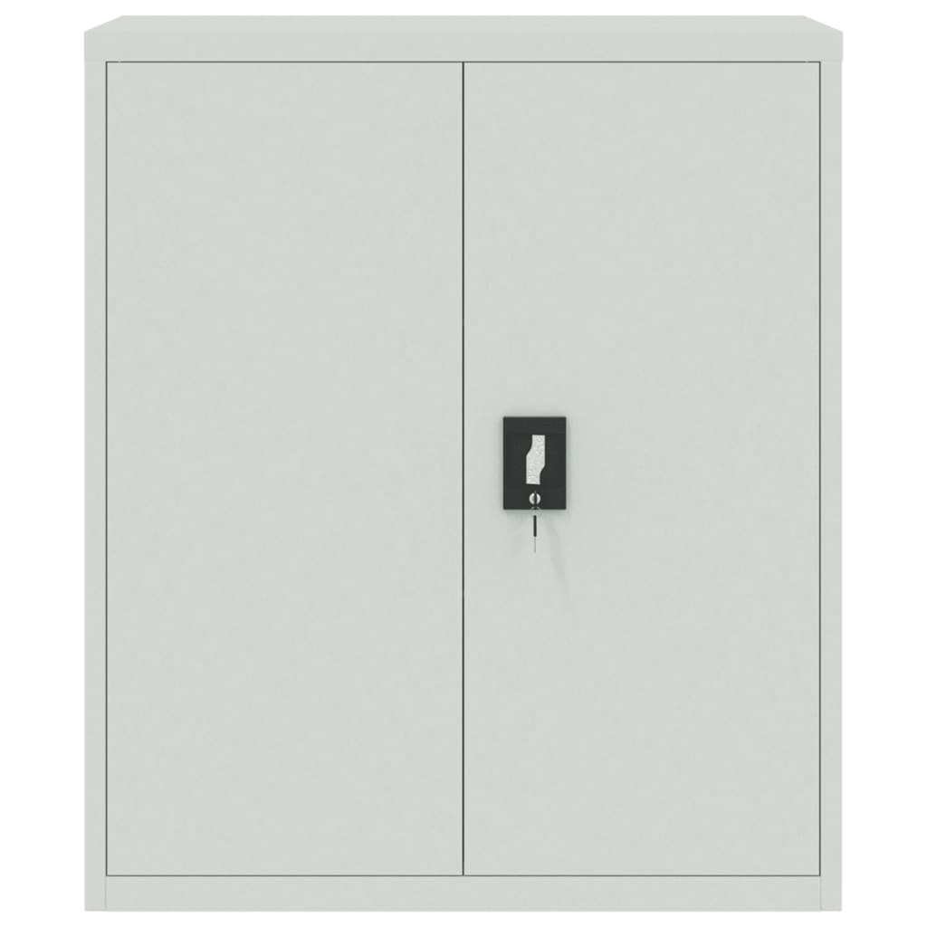 Armadio Classificatore Grigio Chiaro 90x40x105 cm in Acciaio 339737