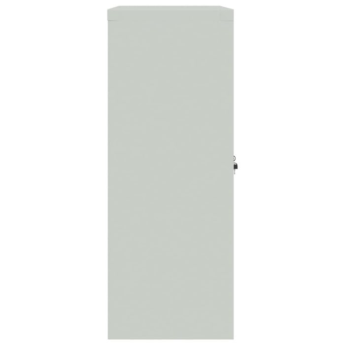 Armadio Classificatore Grigio Chiaro 90x40x105 cm in Acciaio 339737