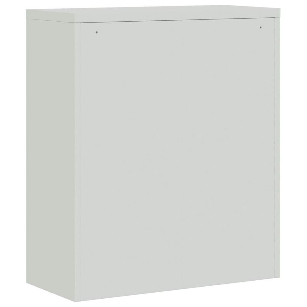 Armadio Classificatore Grigio Chiaro 90x40x105 cm in Acciaio 339737