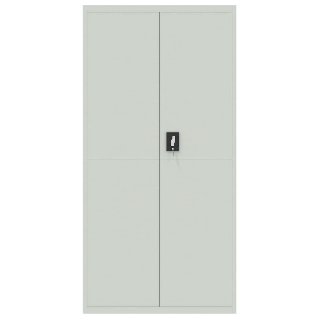 Armadio Classificatore Grigio Chiaro 90x40x180 cm in Acciaiocod mxl 79315