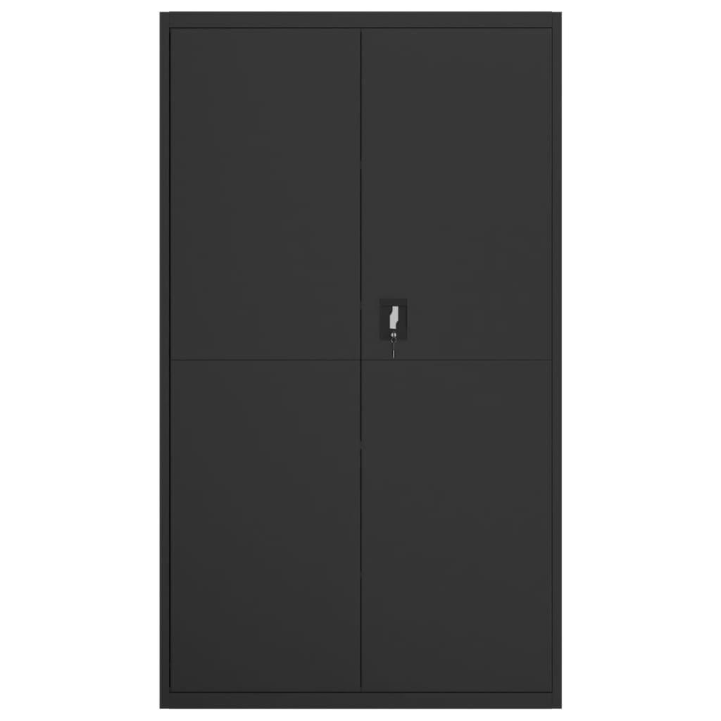 Armadio Classificatore Nero 105x40x180 cm in Acciaio 339770