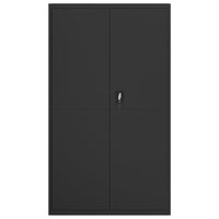 Armadio Classificatore Nero 105x40x180 cm in Acciaio 339770