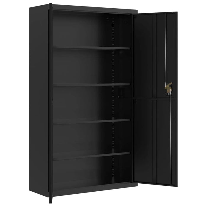 Armadio Classificatore Nero 105x40x180 cm in Acciaio 339770