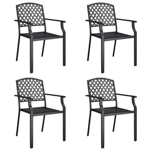 Set da Pranzo da Giardino 5 pz in Acciaio Antracite 3187998