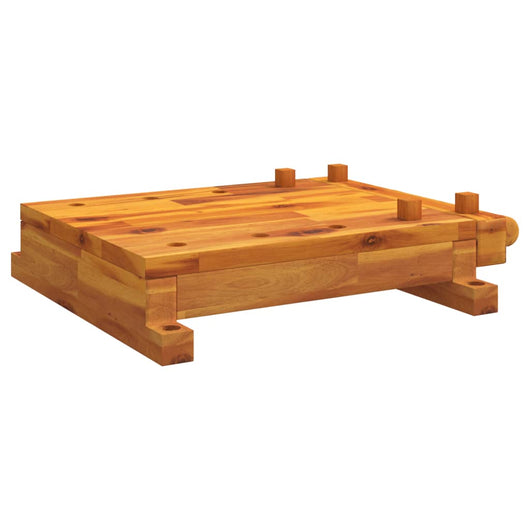 Banco da Lavoro con Morsa 52x44x9,5 cm Legno Massello di Acaciacod mxl 97437