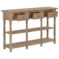 Tavolino Consolle 110x30x76 cm in Legno Multistrato 354328