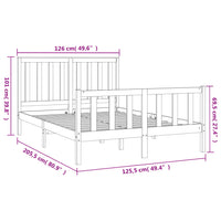 Giroletto senza Materasso 120x200 cm in Legno Massello di Pino 3188201