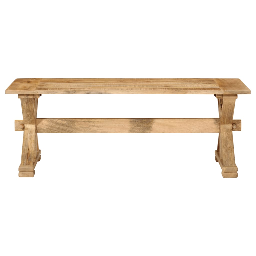 Tavolino da Salotto 110x52x40 cm in Legno Massello di Mango 354990