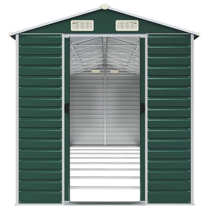 Capanno da Giardino Verde 191x725x198 cm in Acciaio Zincato 3188238